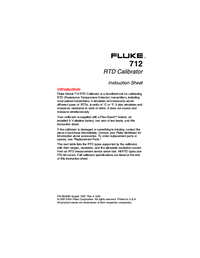 Thumbnail of document Manual - 712 RTD Process Calibrator